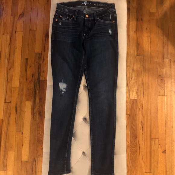 7 For All Mankind Skinny Jeans - Picture 1 of 7